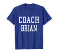 Coach Brian Custom Football Soccer T-Shirt - Trendy Graphic Unisex
