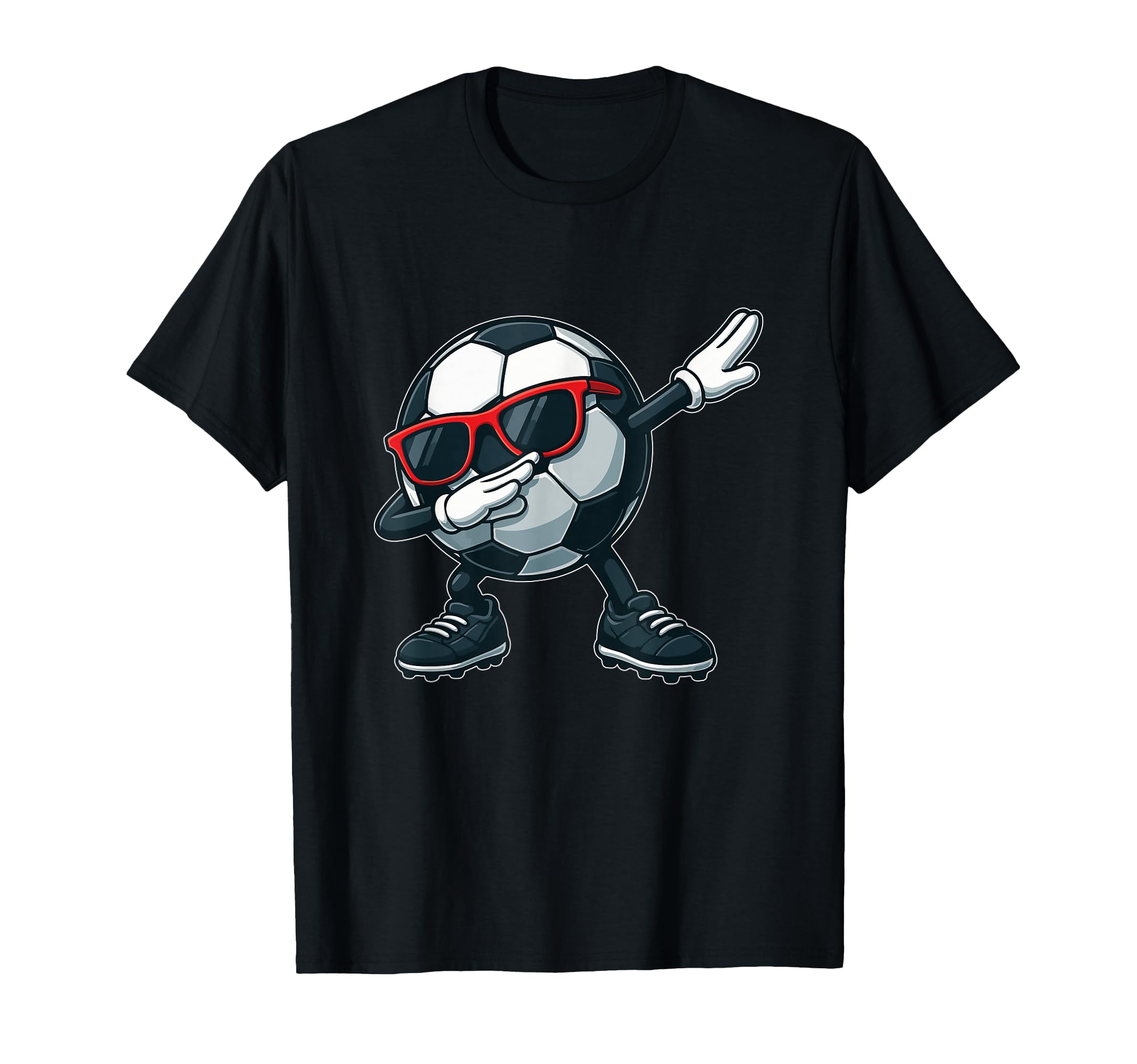 Funny Dabbing Soccer Sports Player T-Shirt - Custom Art Print for Adults