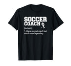 Soccer Coaching Training Trainer T-Shirt - Novelty Apparel Men Women