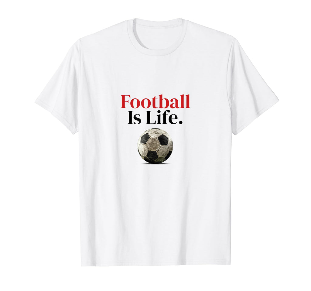 Futbol Is Life Soccer Fans Related T-Shirt - Unique Graphic Men Women