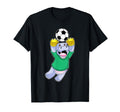 Hippo Goalkeeper Soccer Sports T-Shirt - Streetwear Style Unisex