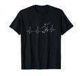 Soccer Shot Striker Heartbeat T-Shirt - Fun Novelty Design for Adults