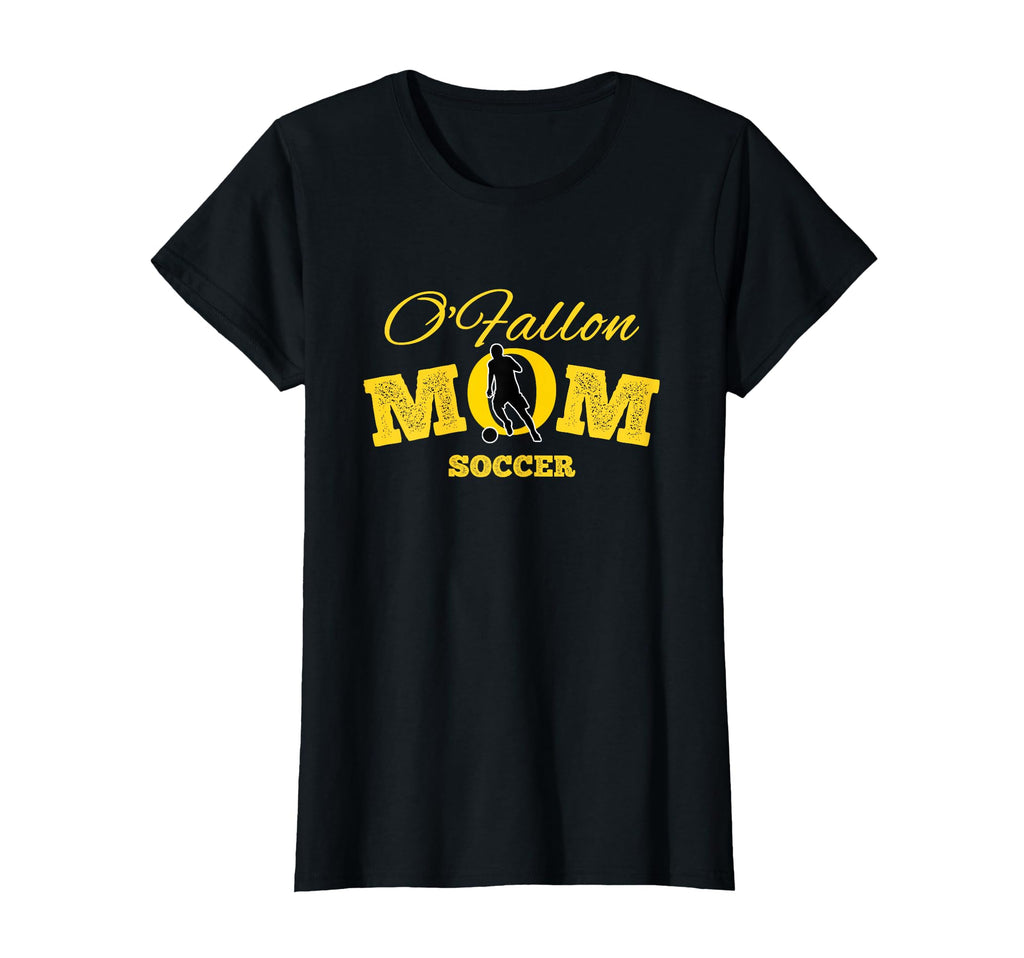 Womens Ofallon Soccer Mom 2 T-Shirt - Unique Graphic for Adults