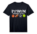 Mom Surrounded Balls Funny Ball T-Shirt - Casual Everyday Wear Men Women