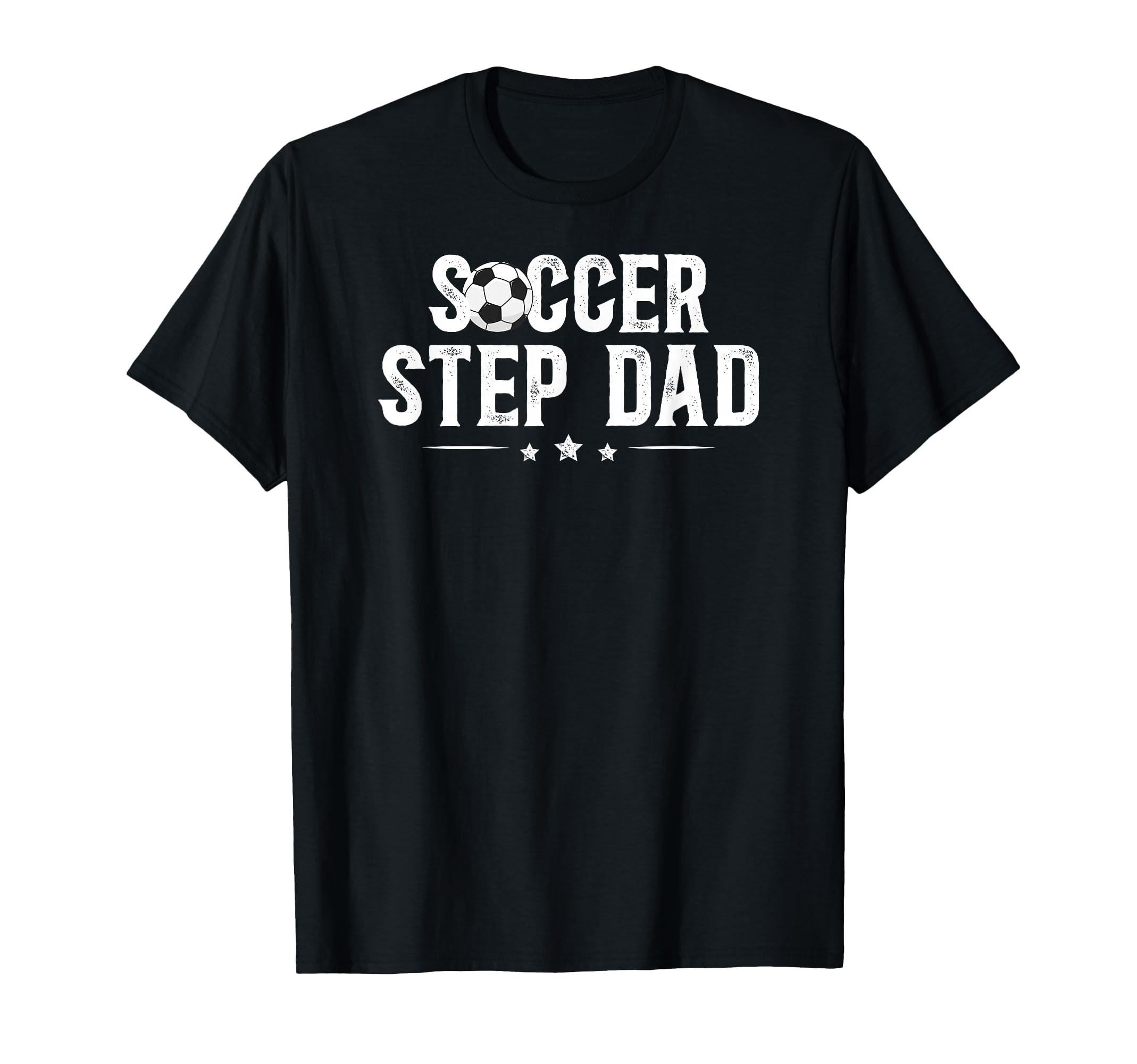Soccer Step Dad Soccer Player T-Shirt - Custom Art Print Men Women