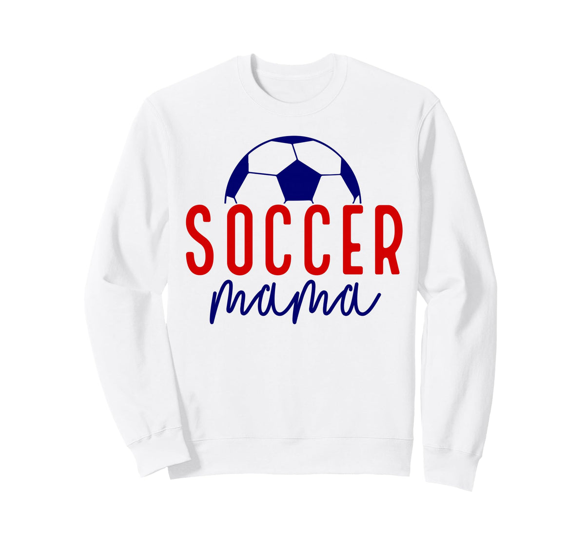 Soccer Mama Soccer Mom Mother Mommy Sweatshirt - Minimalist Print Unisex