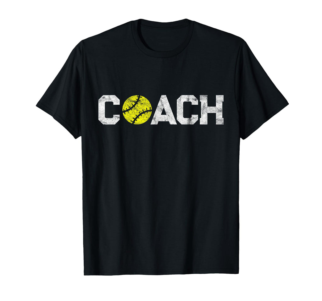 Gifts Softball Coaches Appreciation T-Shirt - Fun Novelty Design Unisex