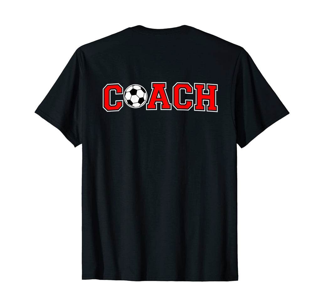 Soccer Coach Coaching Staff Back T-Shirt - Aesthetic Graphic Unisex