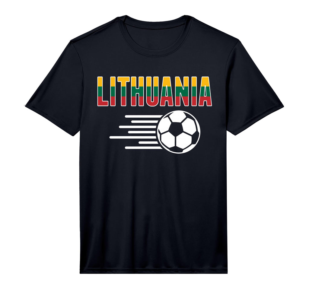 Lithuania Soccer Fans Jersey Support T-Shirt - Unique Graphic Unisex