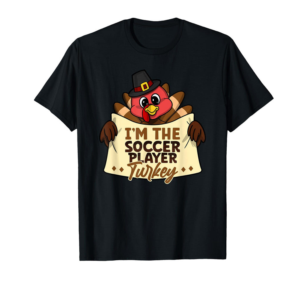 Im Soccer Player Turkey Family Matching T-Shirt - Trendy Graphic Unisex