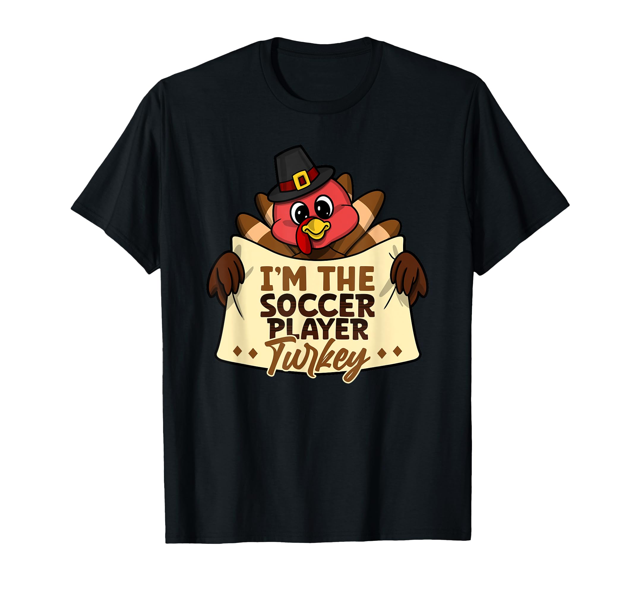 Im Soccer Player Turkey Family Matching T-Shirt - Trendy Graphic Unisex