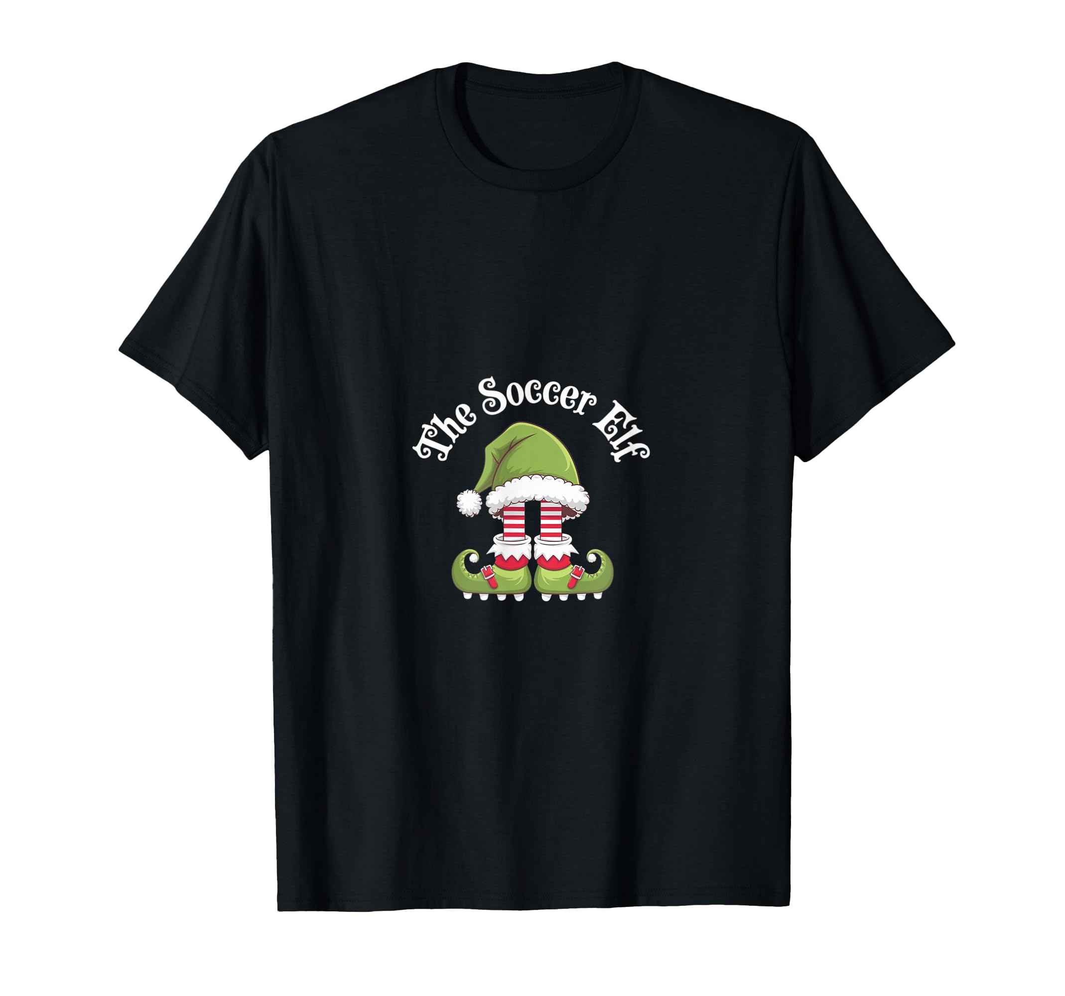 Soccer Elf Matching Family Soccer Elf T-Shirt - Novelty Apparel Men Women