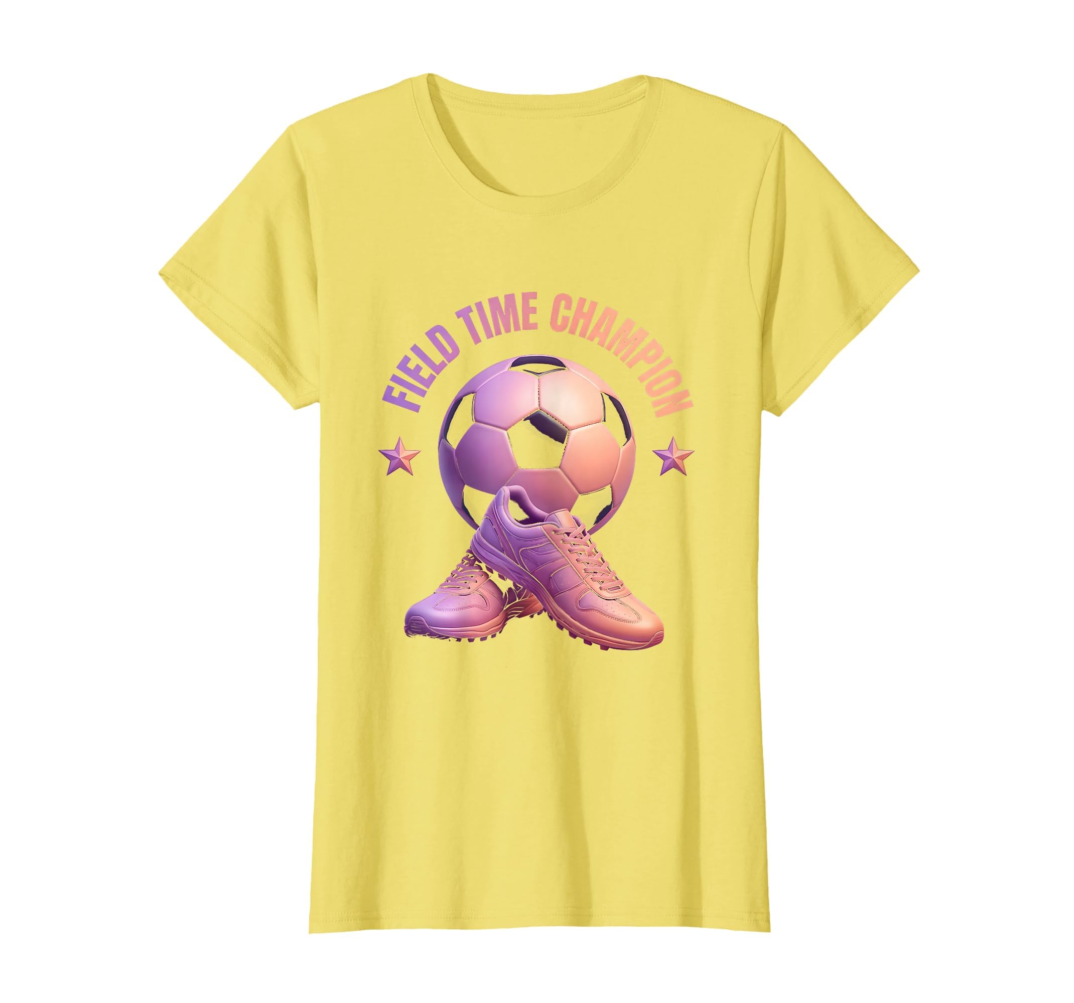Field Time Champion Soccer Mom T-Shirt - Graphic Print for Adults