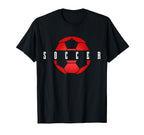 Soccer Player Ball Soccer T-Shirt - Fun Novelty Design Unisex