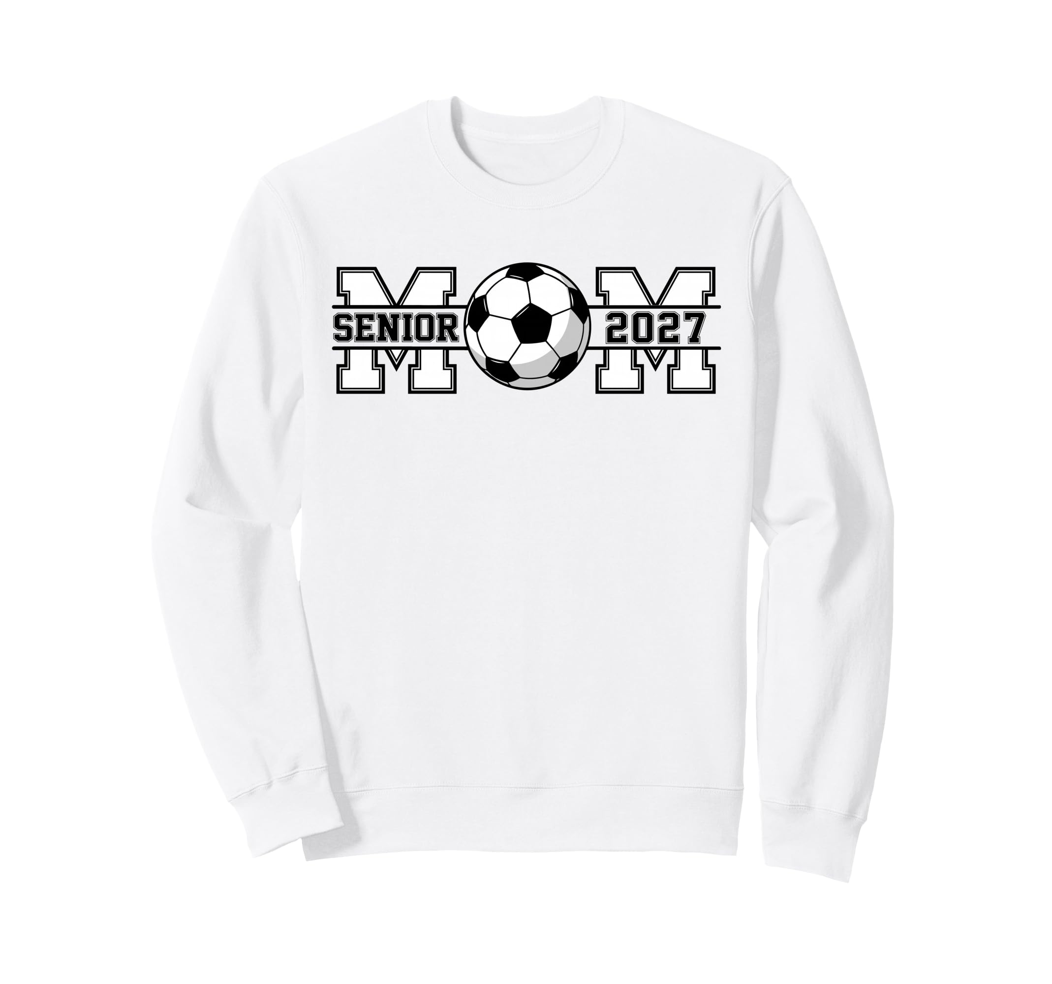 Senior Soccer Mom 2027 Graduation Sweatshirt - Unique Graphic Unisex