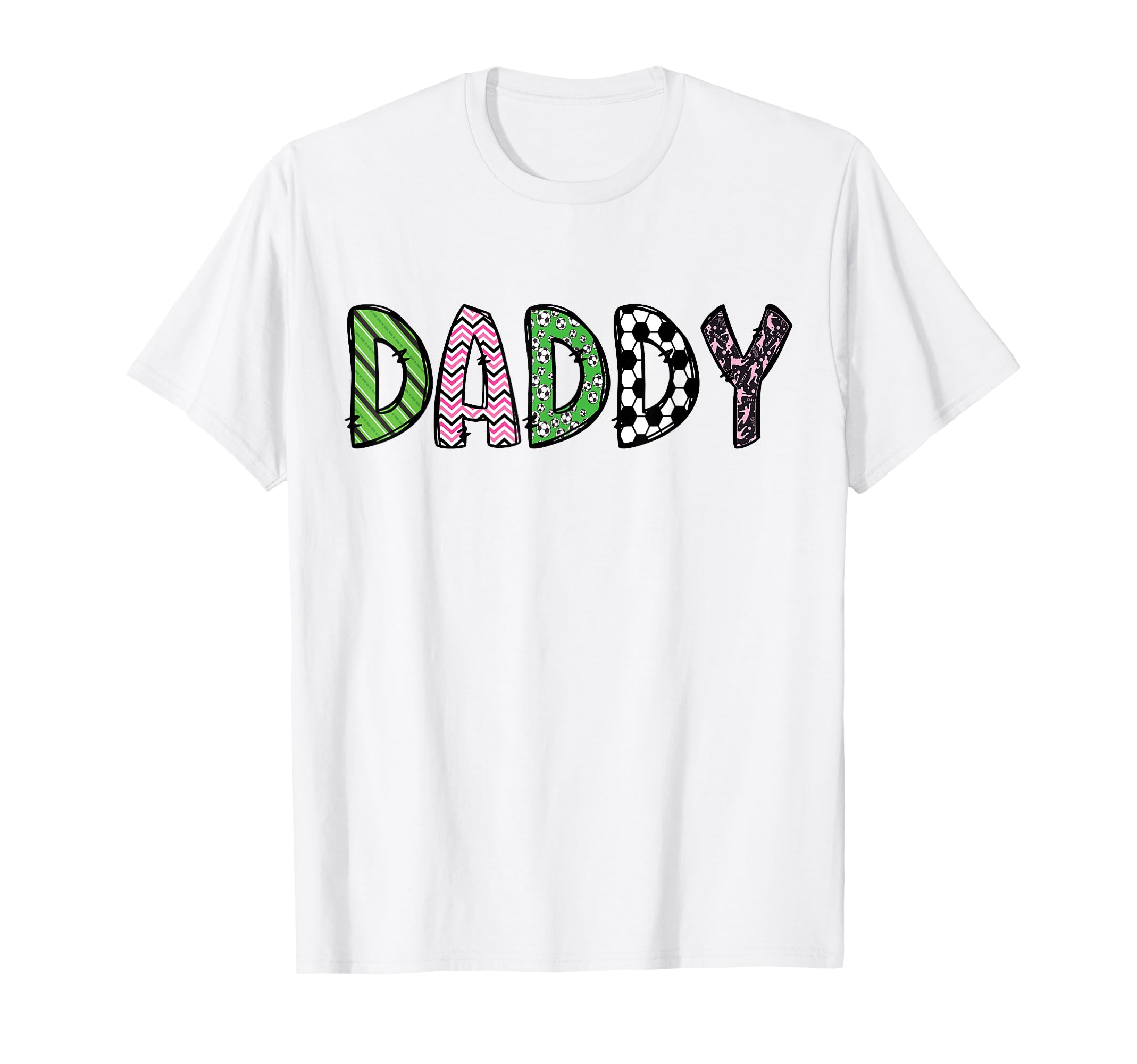 Soccer Daddy Funny Soccer Birthday T-Shirt - Custom Art Print Unisex