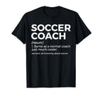 Funny Soccer Coach Definition T-Shirt - Aesthetic Graphic for Adults