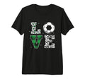 Love Soccer Sports Player Team Game T-Shirt - Minimalist Print Men Women
