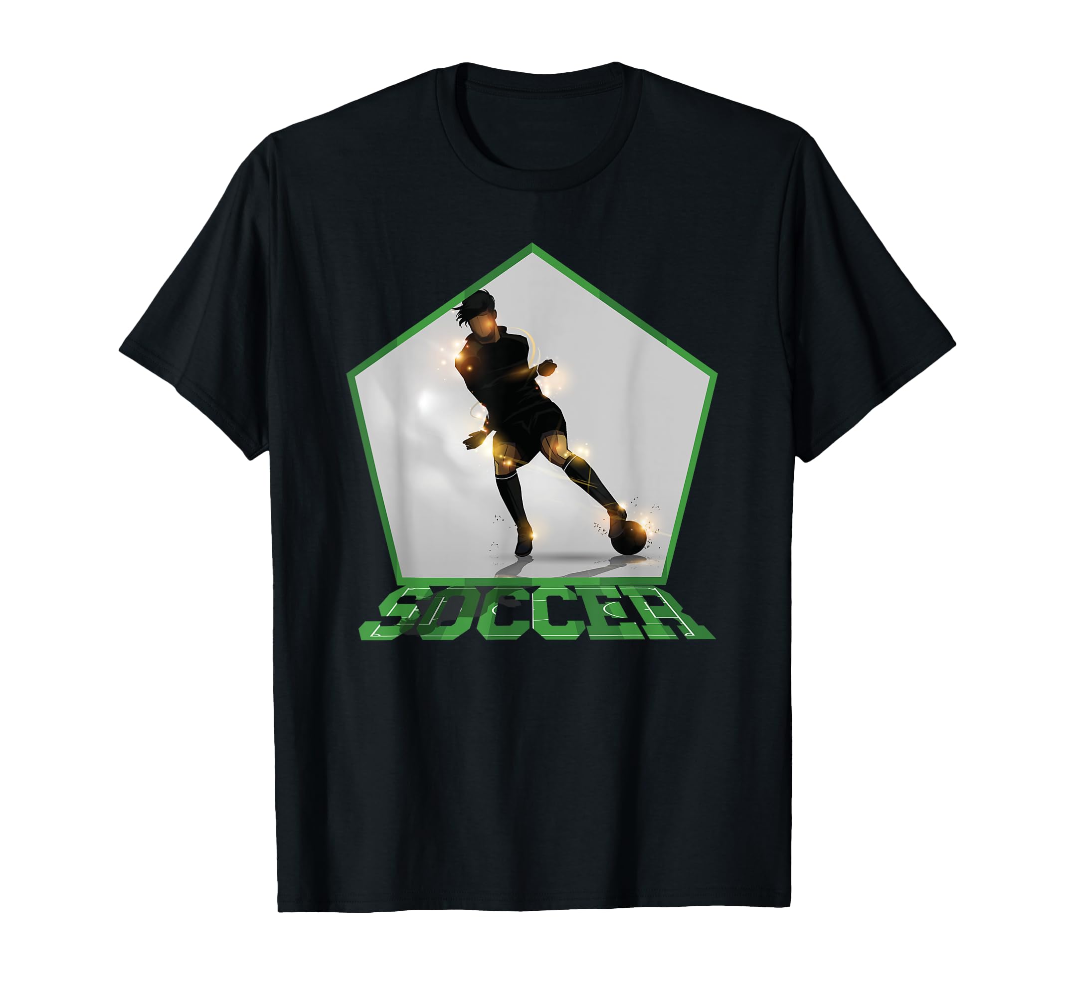 Football Soccer Player T-Shirt - Fun Novelty Design Men Women
