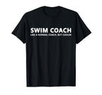 Funny Swim Coach Definition Swimming T-Shirt - Aesthetic Graphic Men Women