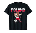 Dabbing Beagle Dog Poland Soccer Fans T-Shirt - Graphic Print Men Women