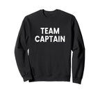 Team Captain Sweatshirt - Unique Graphic Unisex
