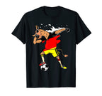 German Camel Germany Flag Soccer T-Shirt - Custom Art Print for Adults