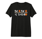 Mama Both Leopard Basketball T-Shirt - Fun Novelty Design for Adults