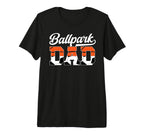 Mens Ballpark Dad Soccer Basketball T-Shirt - Fun Novelty Design Men Women