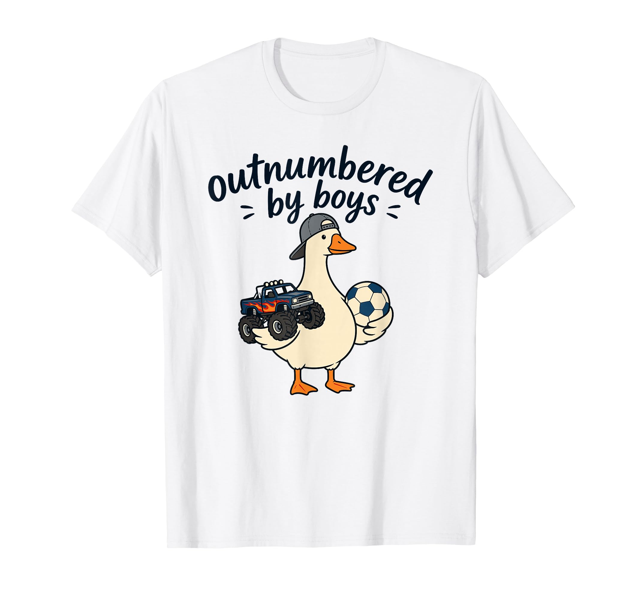 Funny Mom Silly Goose Outnumbered T-Shirt - Trendy Graphic Men Women