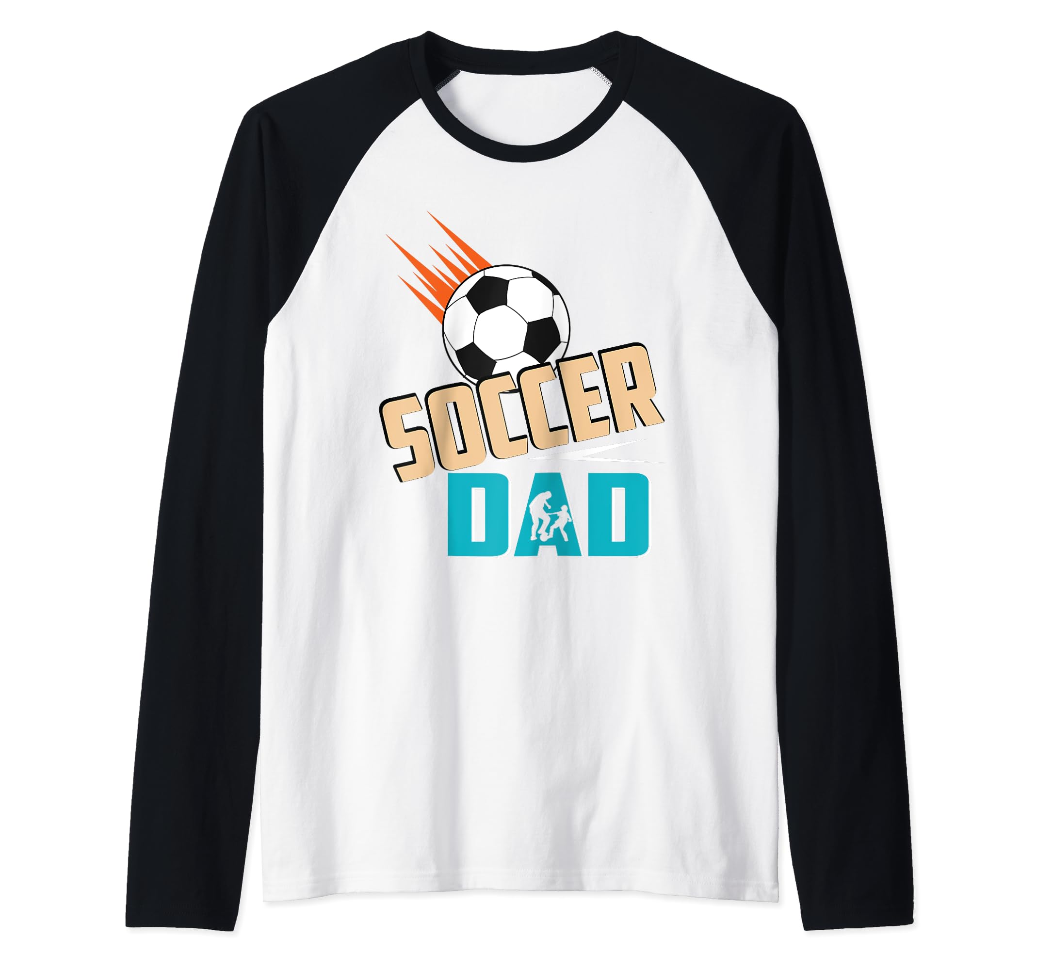 Soccer Dad Sports Team Ball Goal Sweatshirt - Minimalist Print for Adults