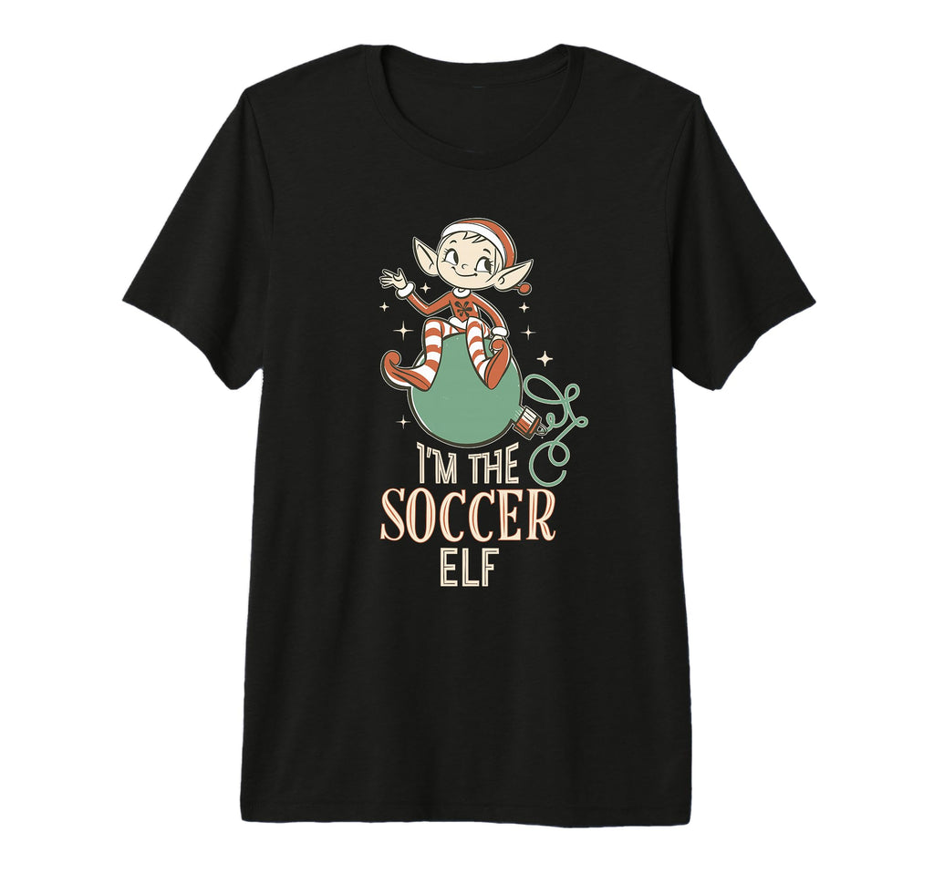 Im Soccer Elf Matching Family Elves T-Shirt - Aesthetic Graphic for Adults
