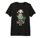 Im Soccer Elf Matching Family Elves T-Shirt - Aesthetic Graphic for Adults