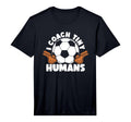 Mens Soccer Trainer I Coach Tiny T-Shirt - Custom Art Print for Adults