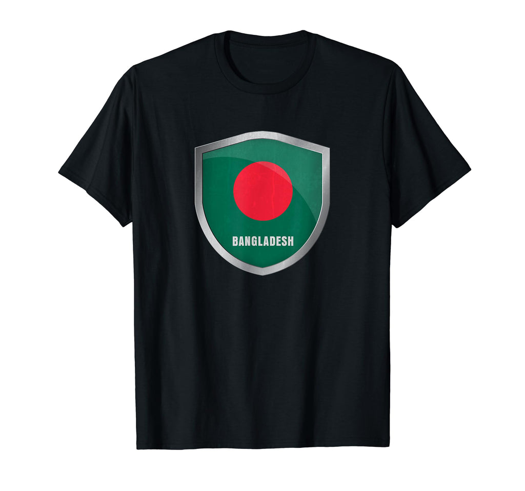 Bangladesh Flag Badge Soccer Fans T-Shirt - Fun Novelty Design Unisex