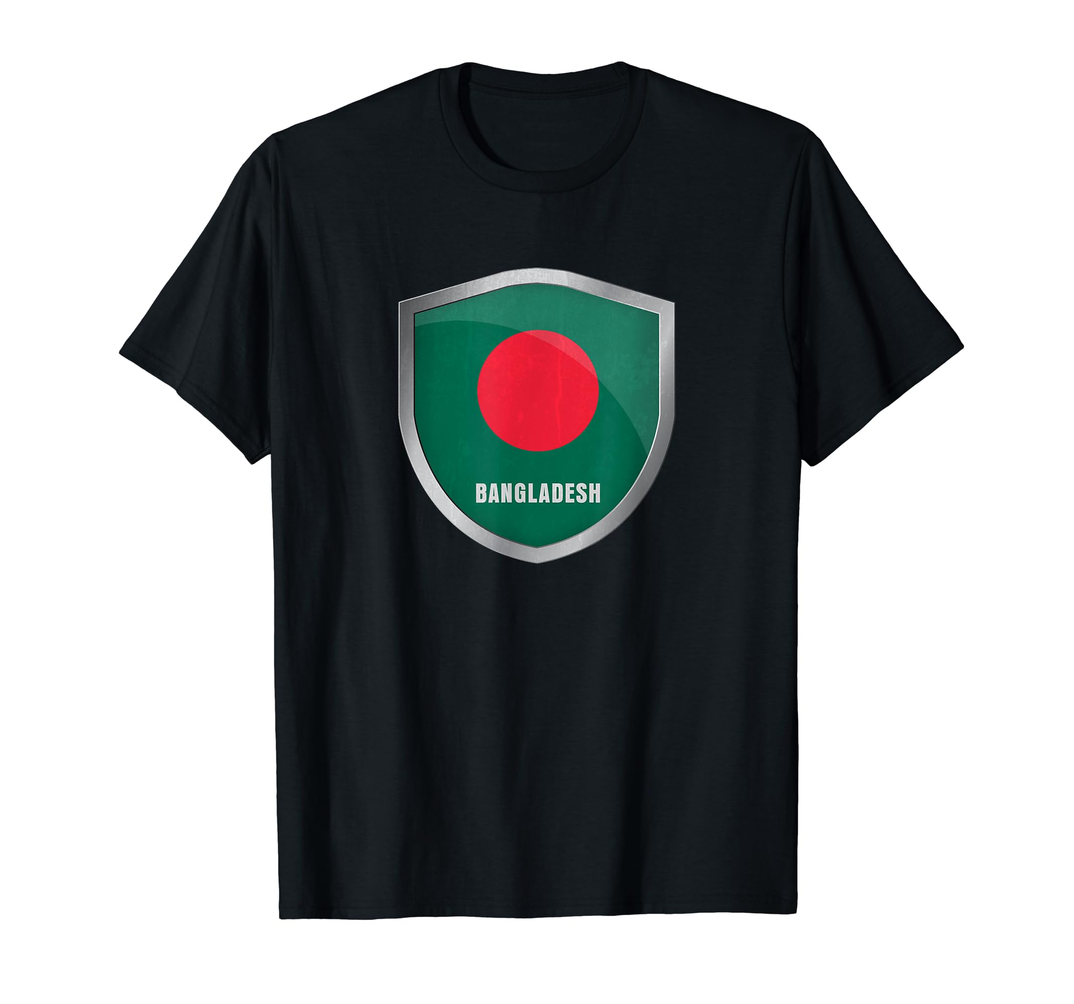 Bangladesh Flag Badge Soccer Fans T-Shirt - Fun Novelty Design Unisex