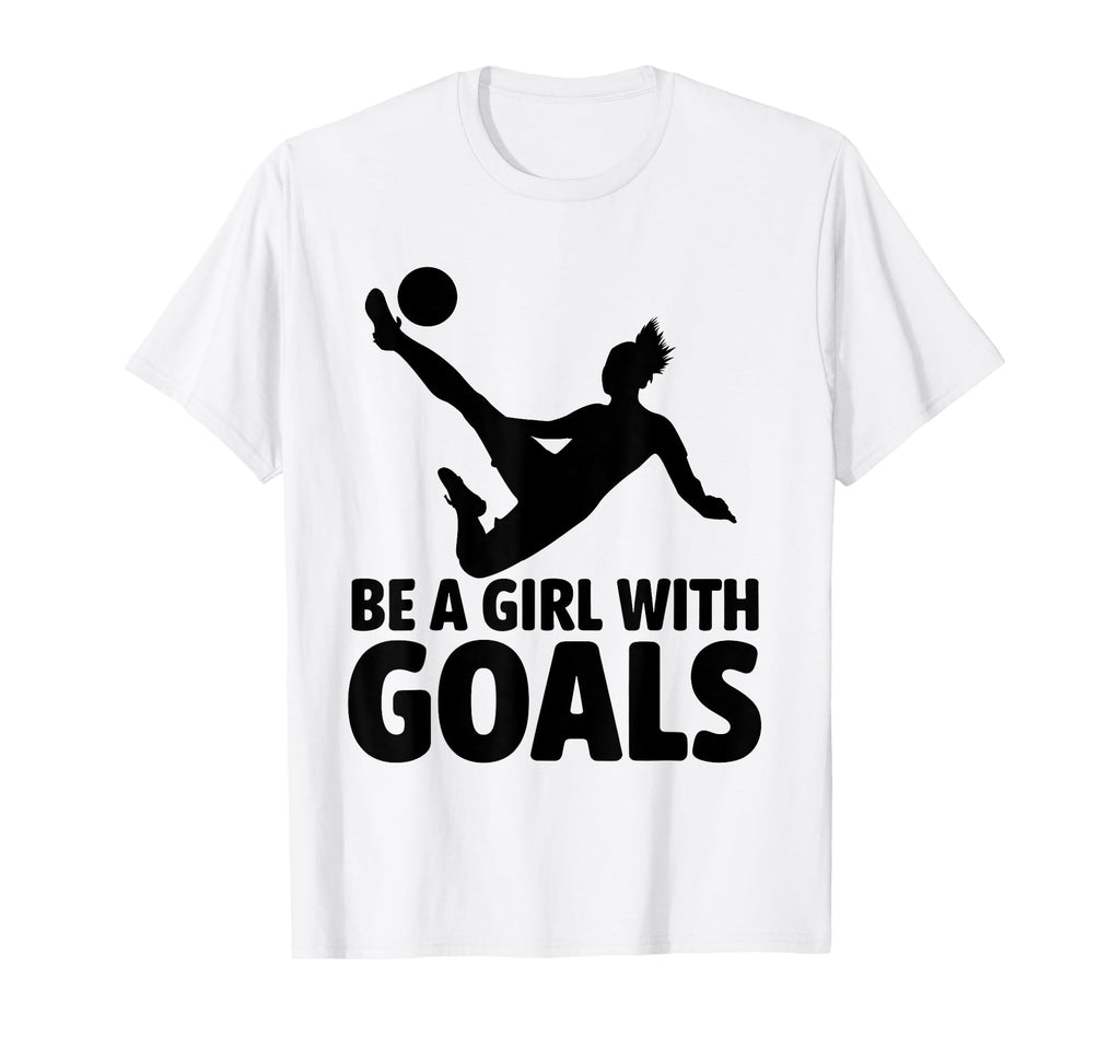 Be Goals Soccer Player Soccer T-Shirt - Unique Graphic for Adults