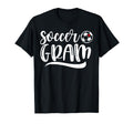 Funny Soccer Gram Soccer Lover Mothers T-Shirt - Minimalist Print Unisex