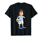 Argentina Soccer Players T-Shirt - Casual Everyday Wear for Adults