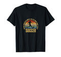 Soccer Never Underestimate Old Who Loves T-Shirt - Novelty Apparel Unisex