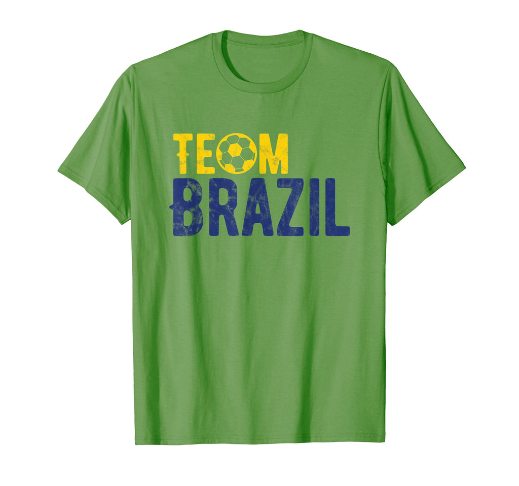 Team Brazil Soccer Football T-Shirt - Casual Everyday Wear Men Women