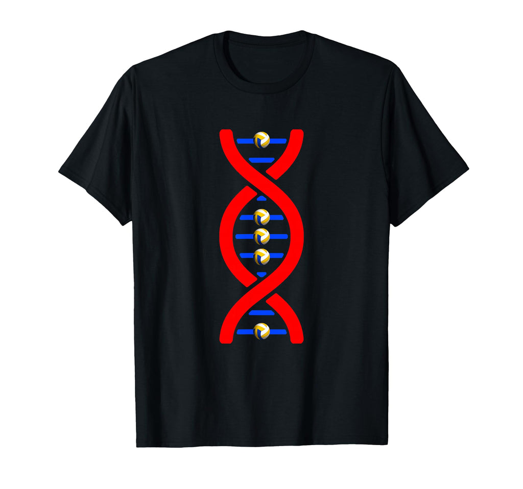 Volleyball Dna Soccer Sport Lover T-Shirt - Custom Art Print Unisex