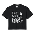 Eat Sleep Soccer Repeat Soccer Player T-Shirt - Novelty Apparel Men Women
