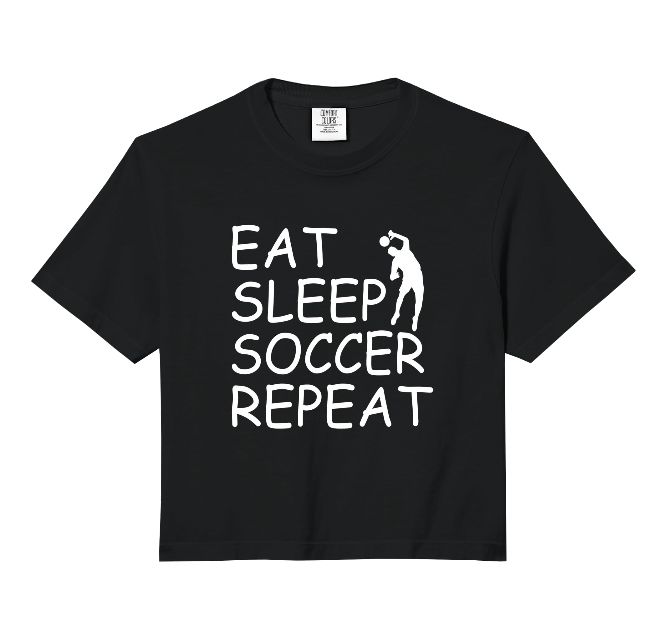 Eat Sleep Soccer Repeat Soccer Player T-Shirt - Novelty Apparel Men Women