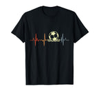 I Love Beach Soccer Beach T-Shirt - Casual Everyday Wear for Adults