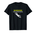 Funny Goalie Soccer Warning Very Territorial T-Shirt - Graphic Print Unisex