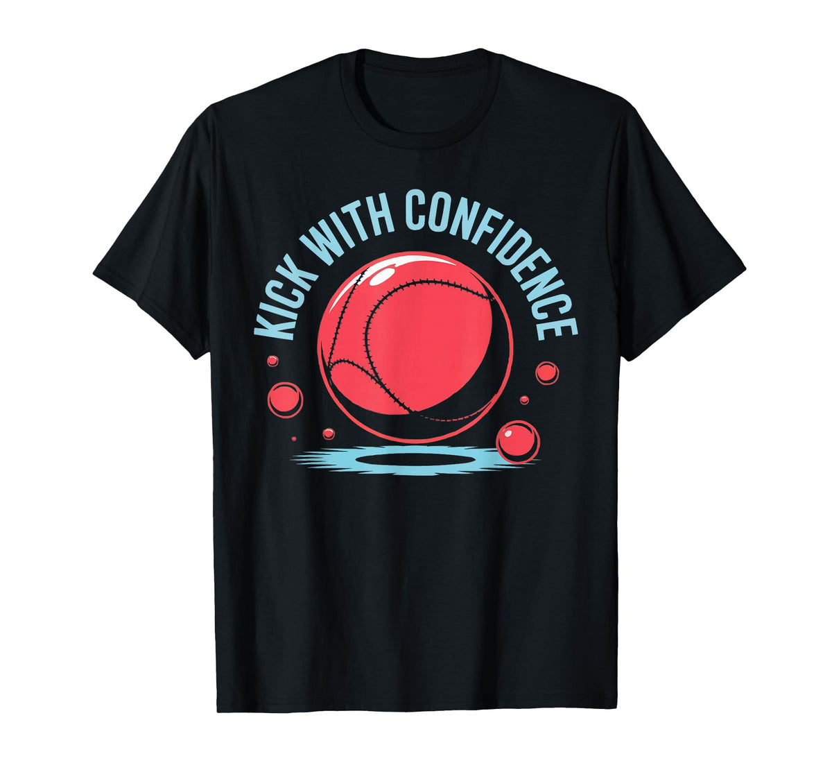 Love Kickball Player Soccer Baseball T-Shirt - Unique Graphic for Adults