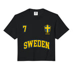 Sweden Team No 7 Sports Swedish Flag Hoodie - Custom Art Print Unisex