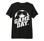 Game Day Soccer Mom Dad Coach T-Shirt - Aesthetic Graphic Men Women