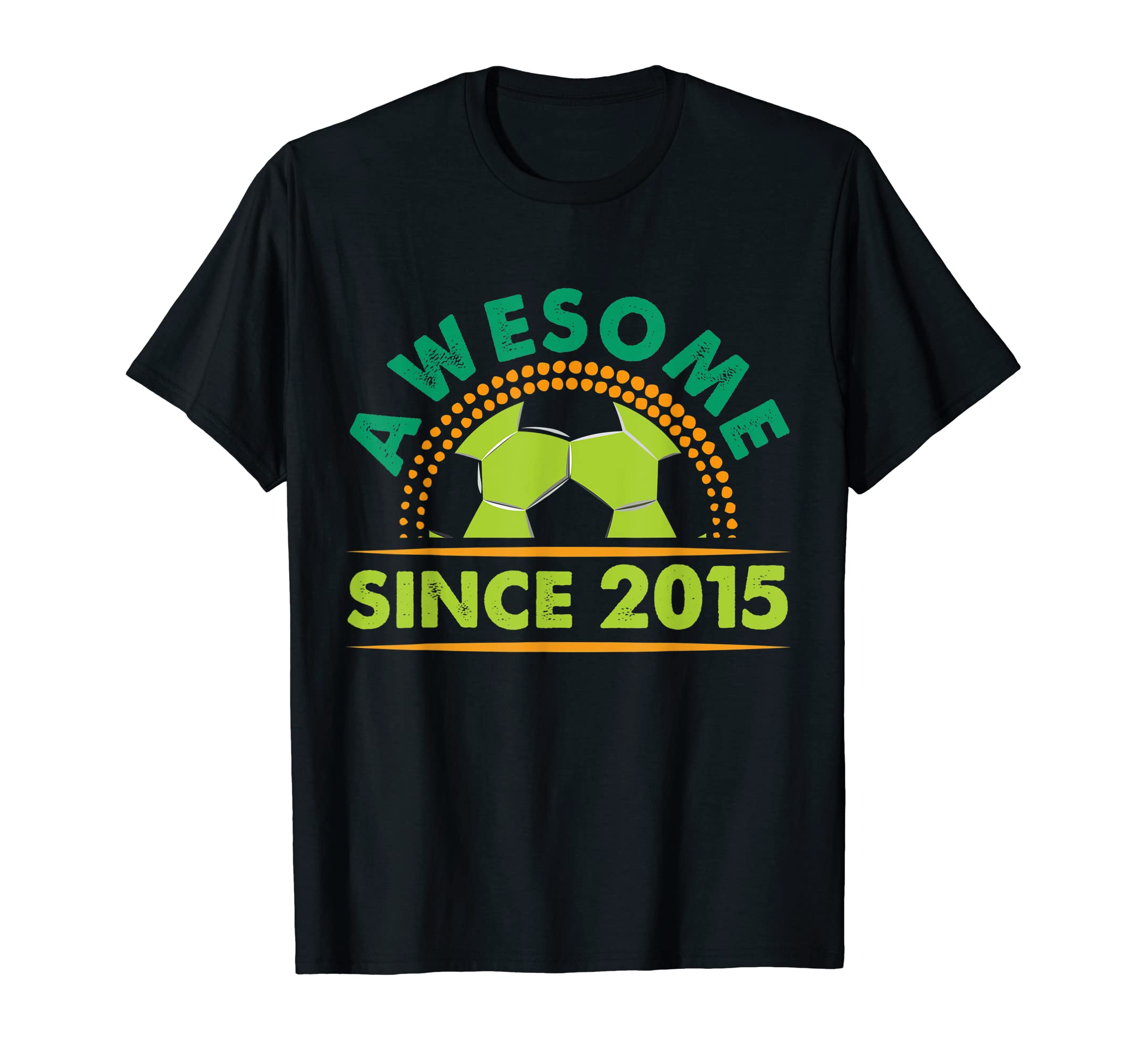 Awesome Since 2015 Funny Soccer Players T-Shirt - Aesthetic Graphic Unisex